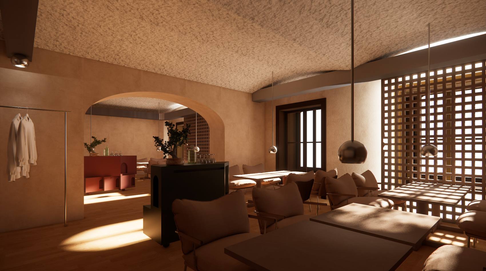 Lounge-Bereich im BON